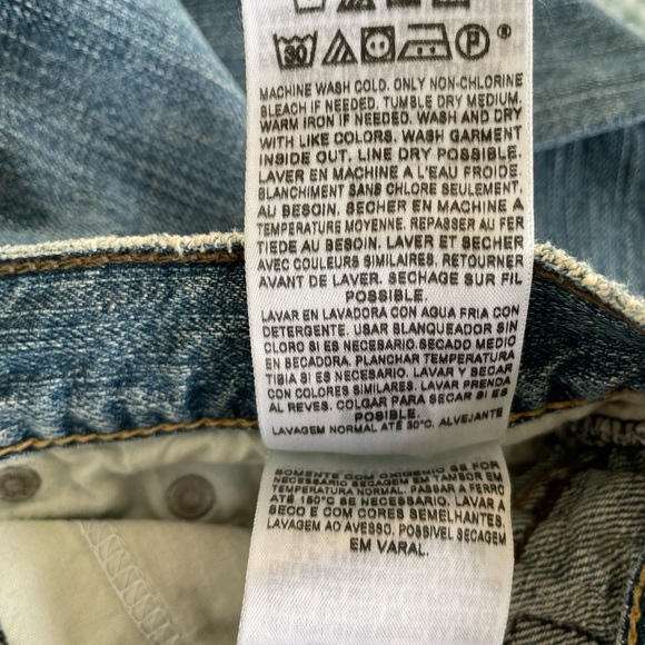 Levis 514 Mens Slim Straight Jeans BlueStretch Light Wash Denim 36 x 30 - Picture 7 of 8